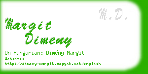 margit dimeny business card